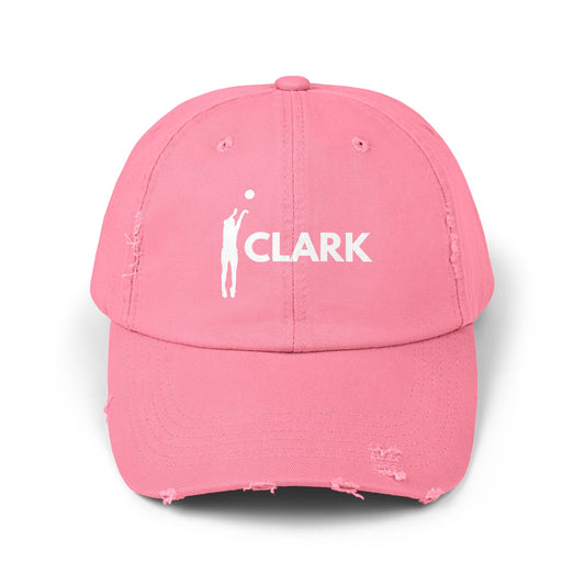 Clark Signature 3 Distressed Hat (Pink)